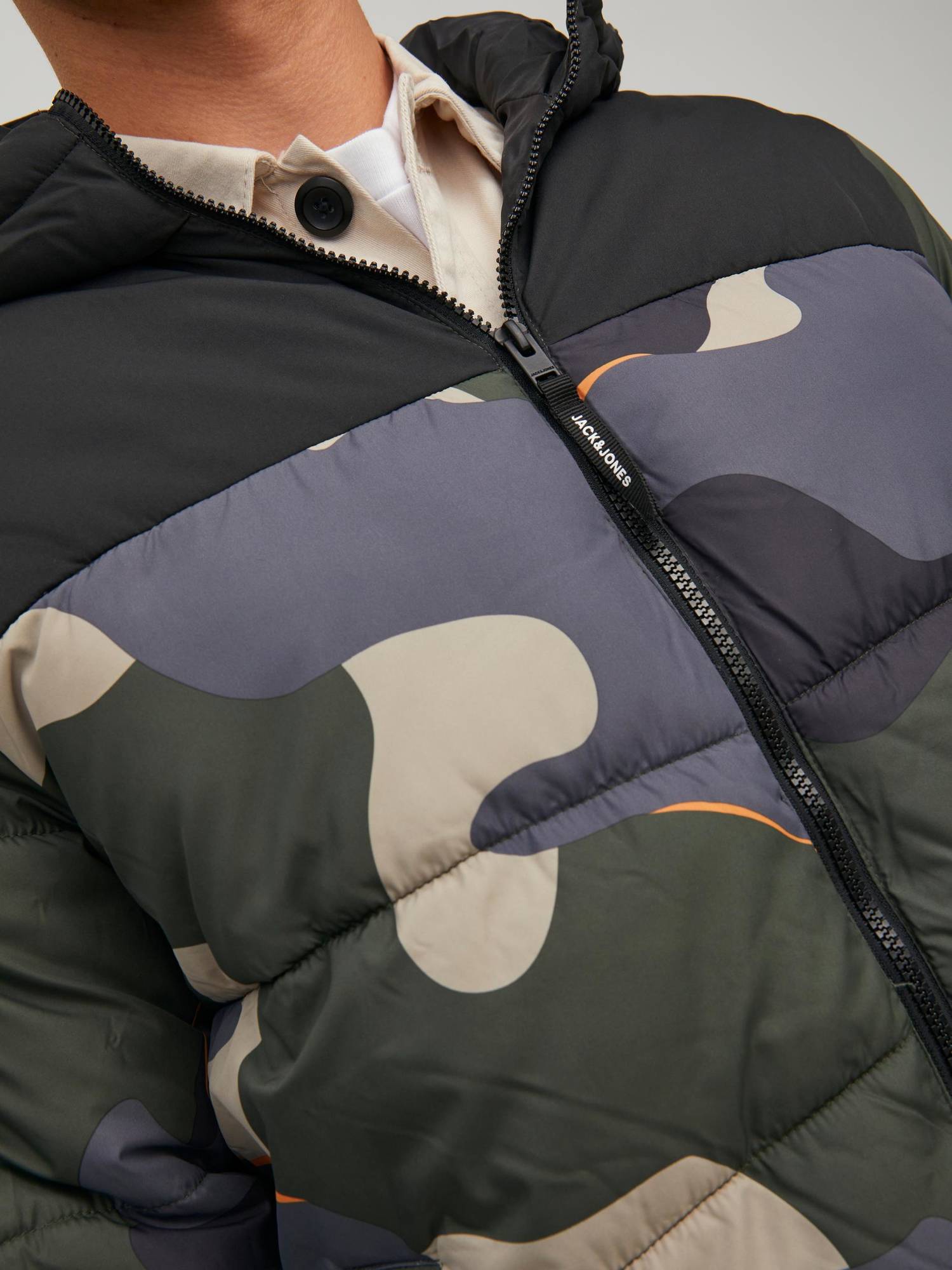 Jack and outlet jones parka camouflage