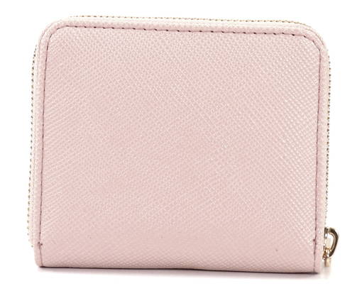 Guess Laurel Small Zip Around Wallet - Light Rose