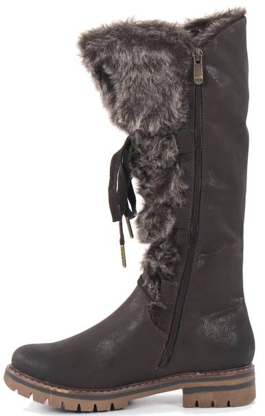 marco tozzi fur lined boots