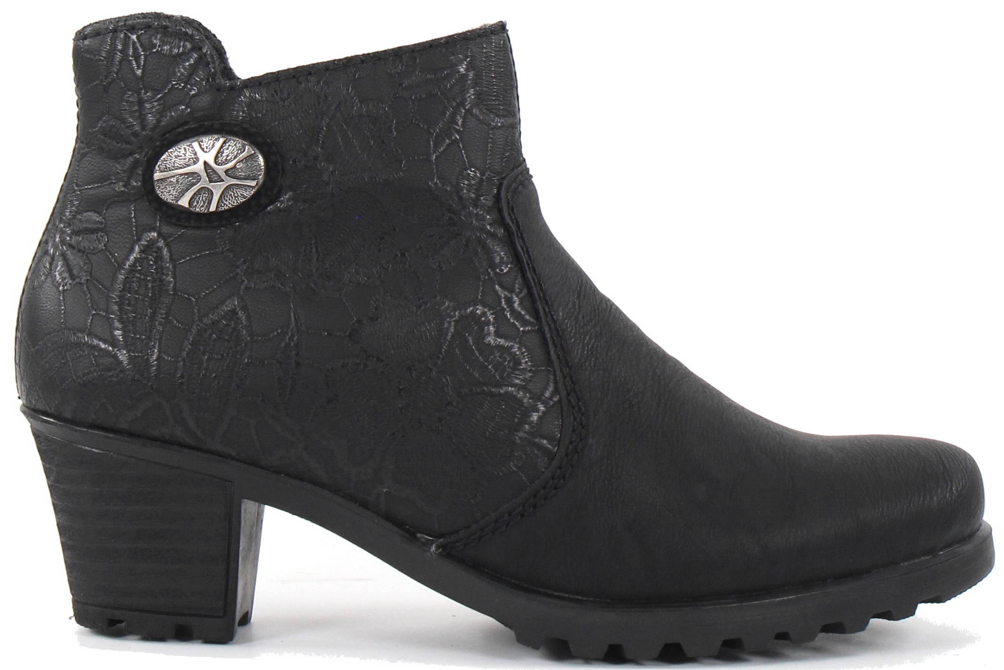 Rieker Ankle Boots Y80A2-01, Black - Stilettoshop.eu webstore