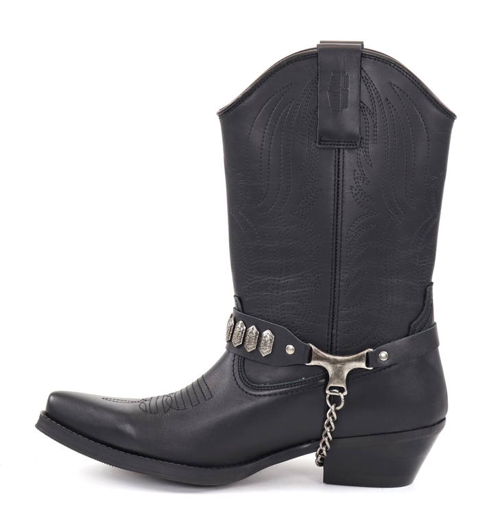 Johnny Bulls Boots leather 9643 black Stilettoshop.eu webstore