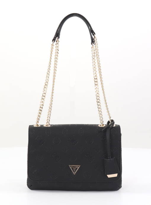 black guess shoulder bag