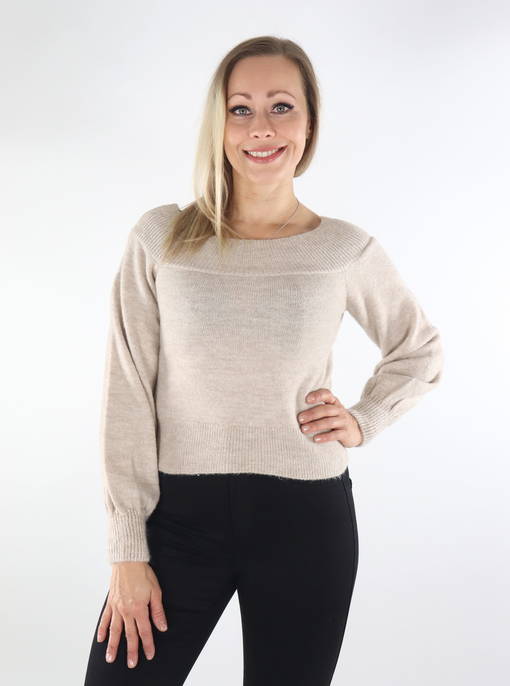 Only Jane Off shoulder Sweater Whitecap Gray Stilettoshop.eu