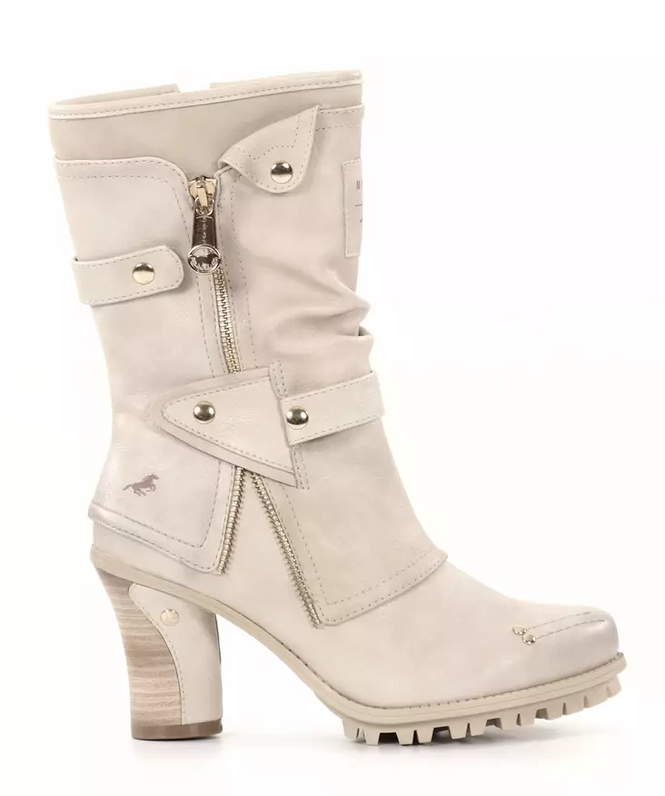 Mustang snowboots off white hotsell