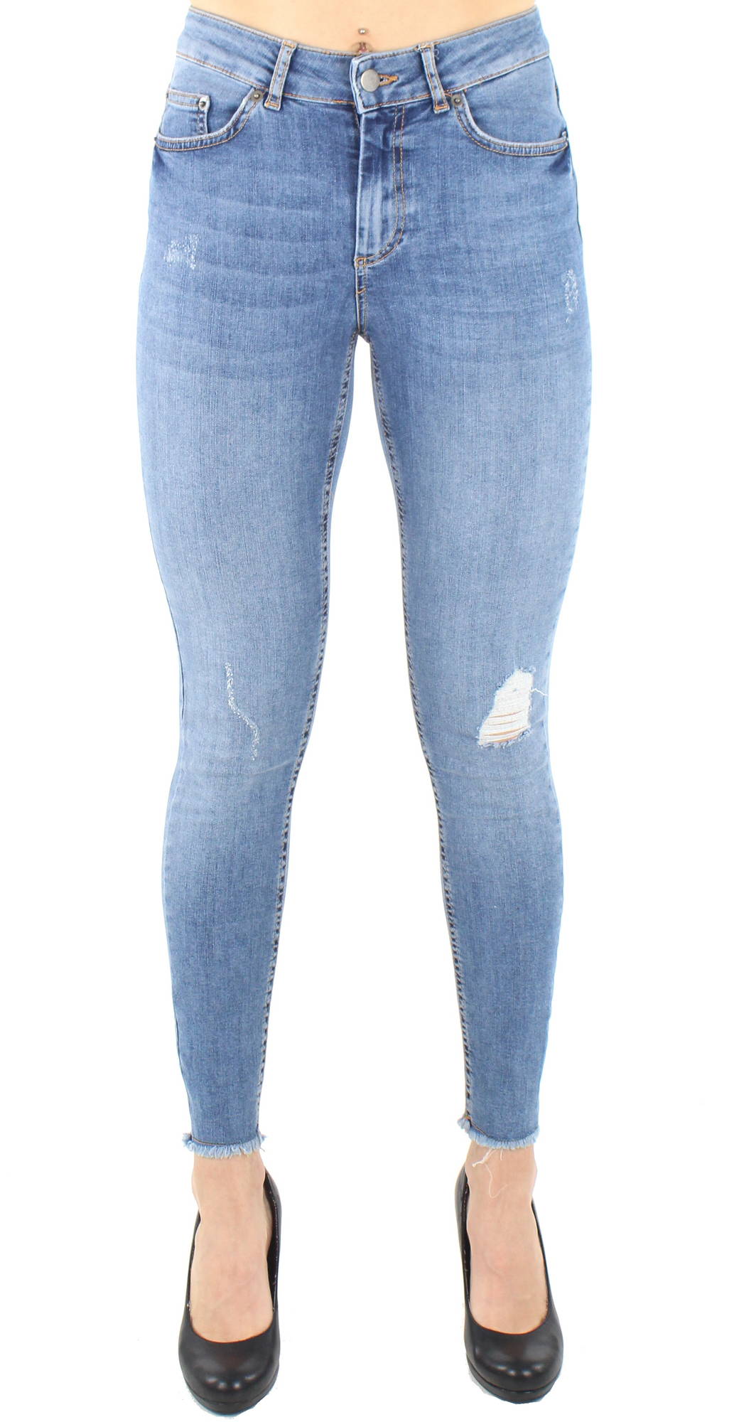 Pieces Jeans Five Delly B178 MW, Blue - Stilettoshop.eu webstore