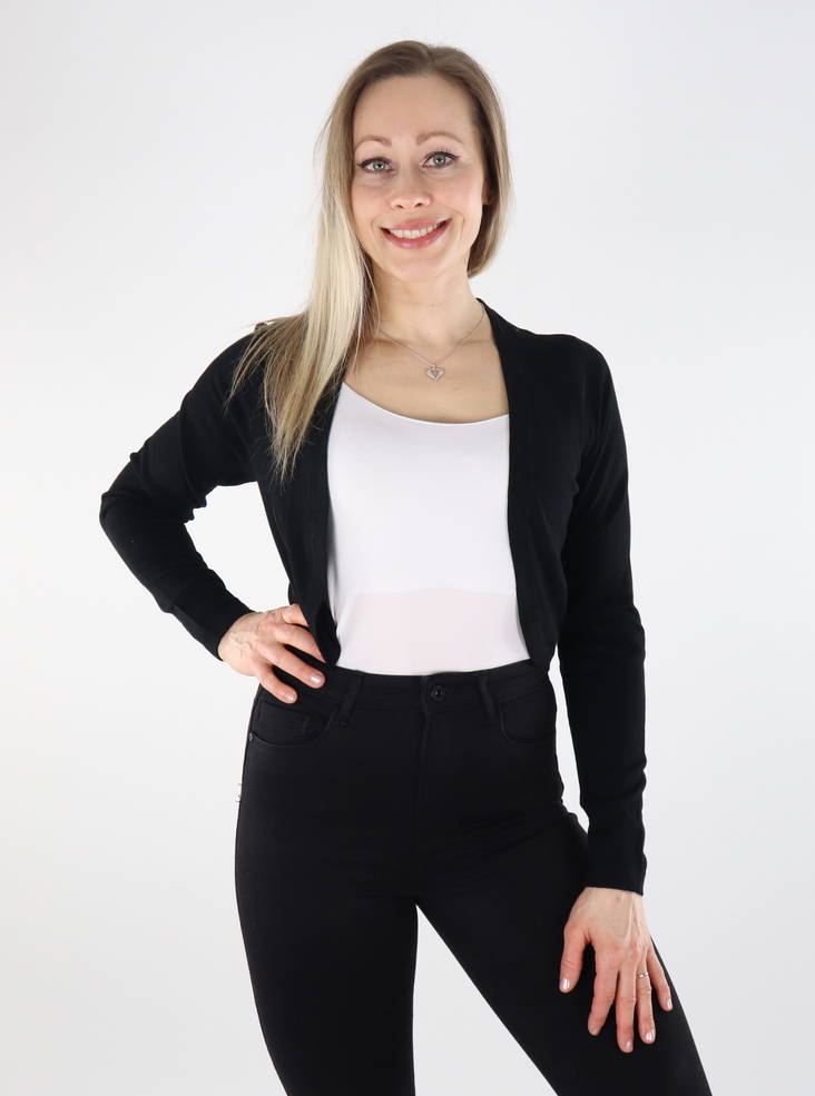 Bolero black cardigan best sale