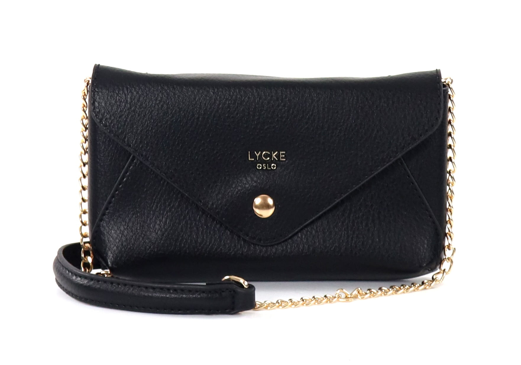 Lycke Oslo Shoulder Bag With Chain Strap Black - Stilettoshop.eu Webstore