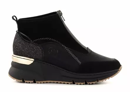 Rieker women's ankle boots/wedge sneakers N6361-00 black - Rieker ankle boots - 136623 - 1