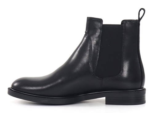 Amina black hotsell leather boots