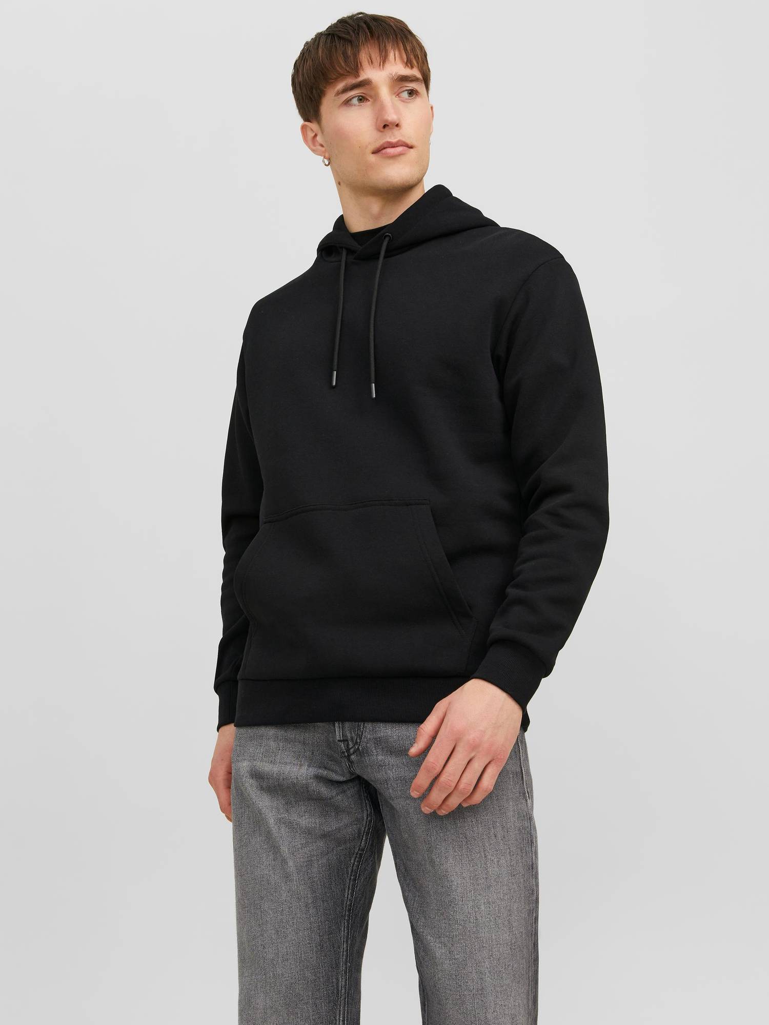 Jack&Jones Hoodie Bradley hood black - Stilettoshop.eu webstore