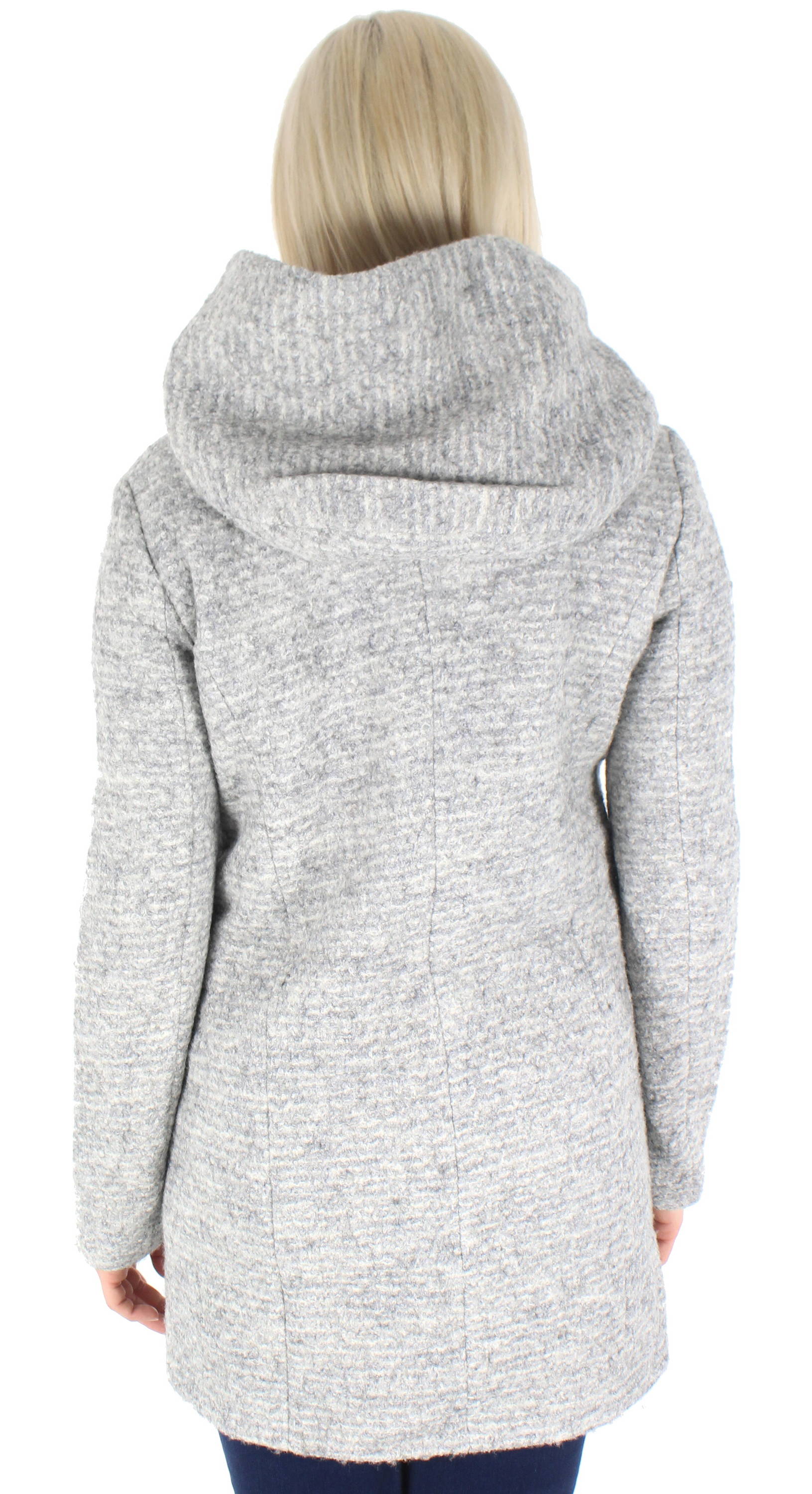 Light gray wool coat women's best sale