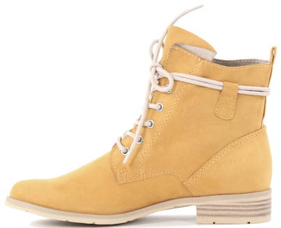yellow ankle boots