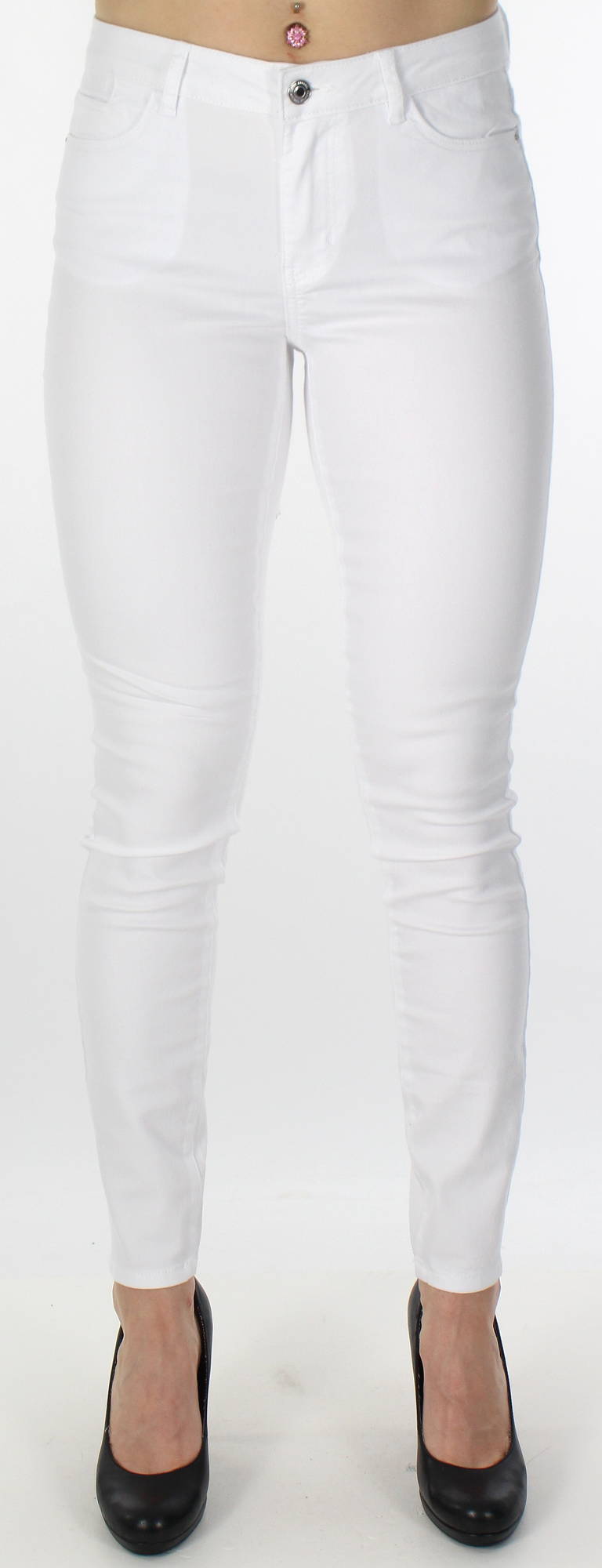 Vero Moda Jeans Julia flex it slim, White - Stilettoshop.eu webstore