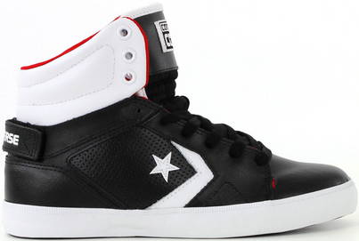 Star 12 leather mid black/white 