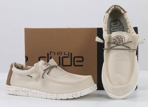 Hey dude 2025 canvas shoes