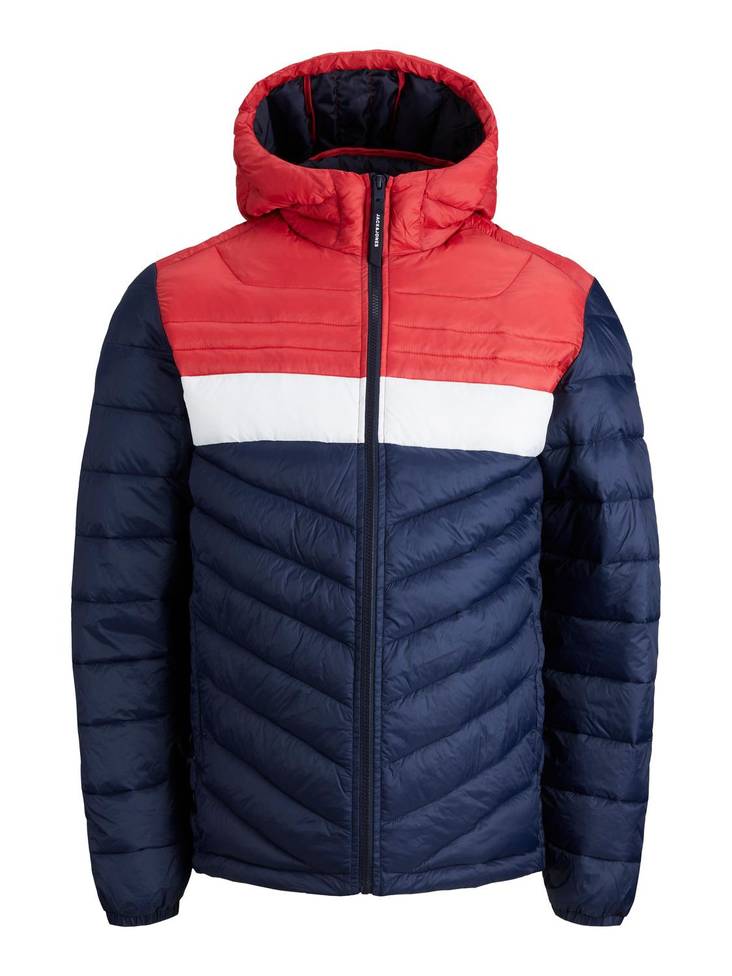 Jack Jones Lightweight Quilted Jacket Hero blue red Stilettoshop.eu webstore