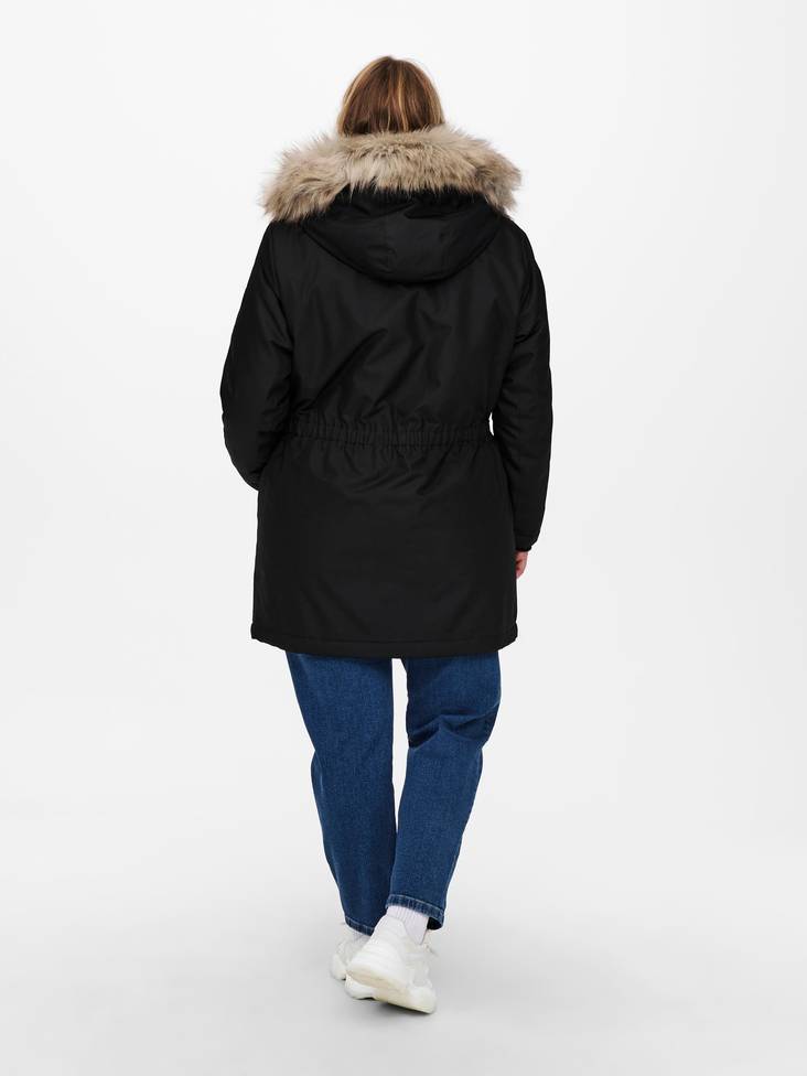 Only Carmakoma Parka Coat Black Stilettoshop.eu webstore