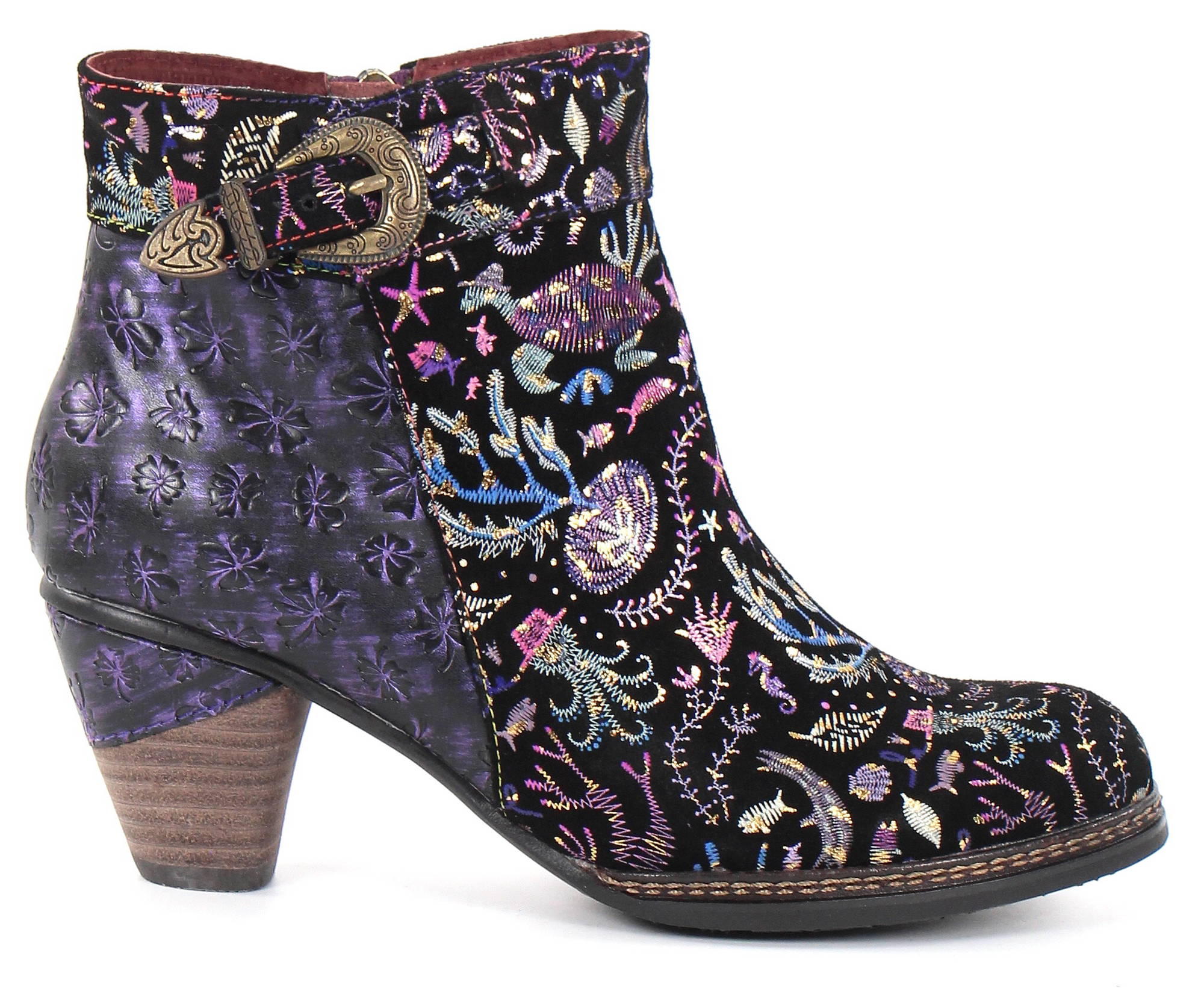 Laura Vita Ankle Boots Alcizeeo 17 violet - Stilettoshop.eu webstore