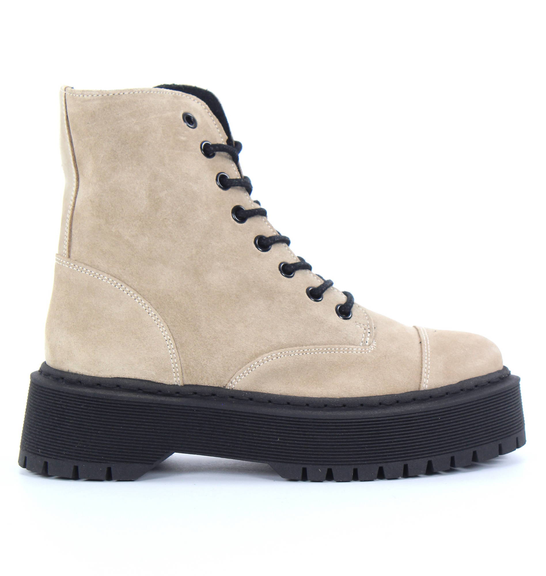 Vero Moda Ankle Boots Path leather beige - Stilettoshop.eu webstore