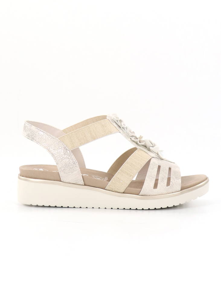 Rieker women's sandals V3788-60 beige - Stilettoshop.eu webstore