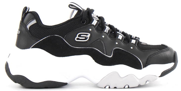 Skechers Sneakers 12955 D lites Black White Stilettoshop.eu webstore