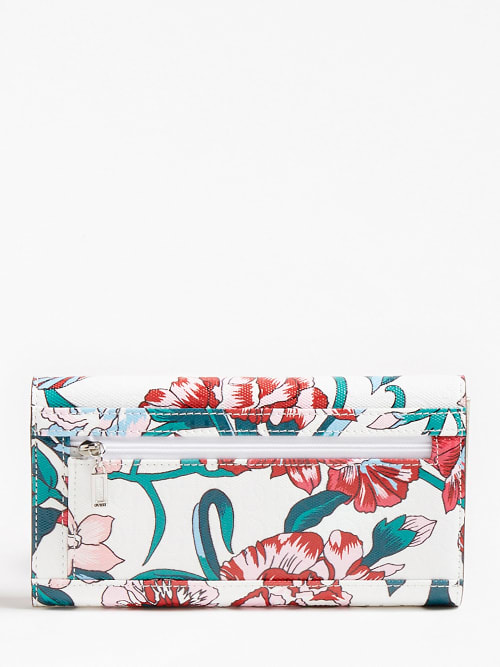 Guess flower wallet hot sale