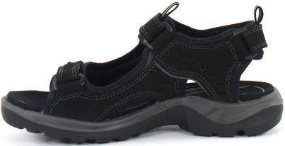 black ecco sandals