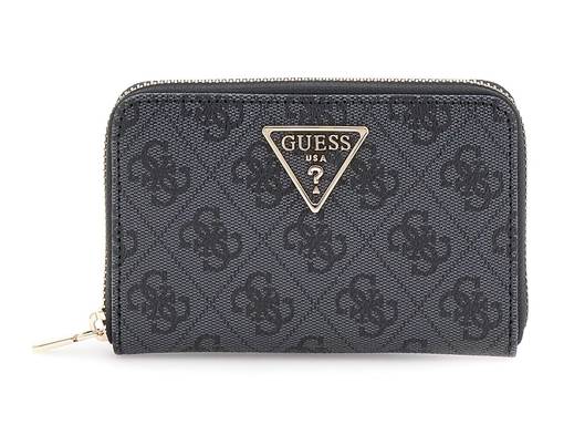 GUESS purse Laurel SLG Zip Around Wallet L Orange Logo