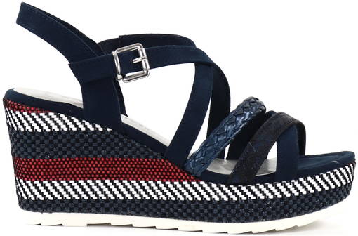 Marco tozzi sale navy sandals