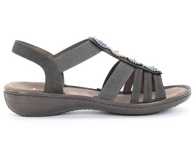 rieker grey sandals