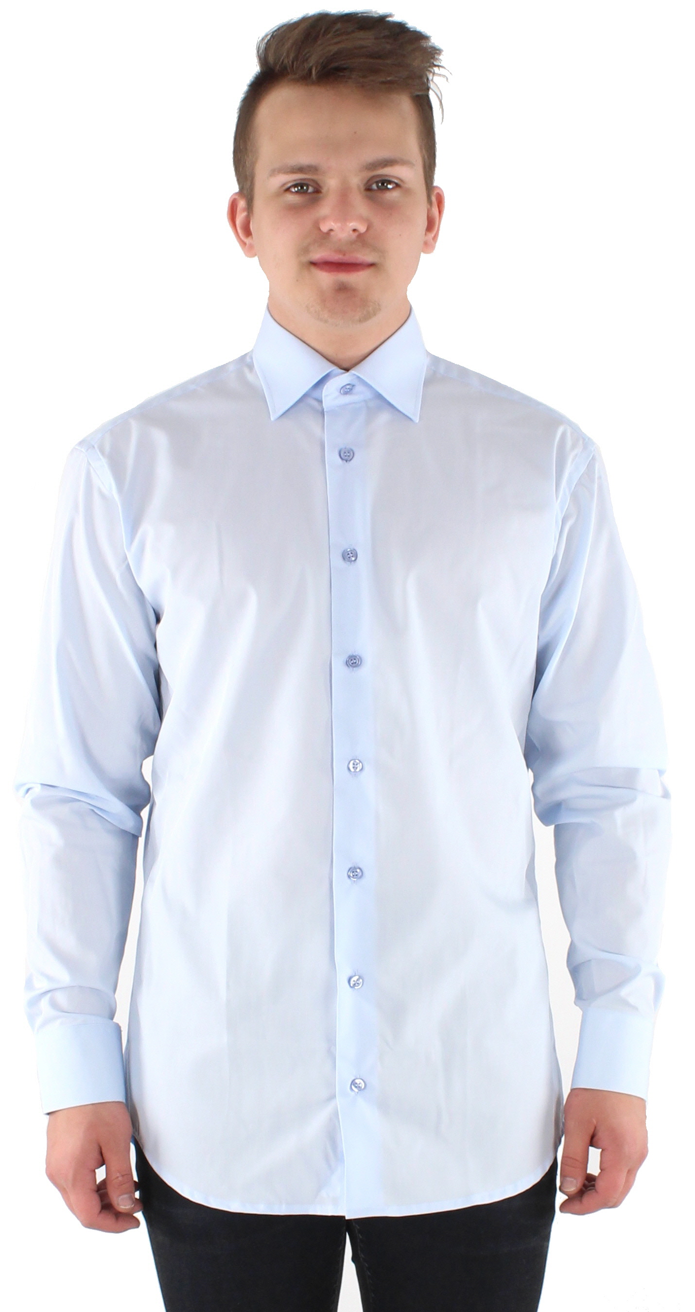 Shop Boswell VINTAGE SCALLOP DETAILED LINEN BUTTON DOWN SHIRT