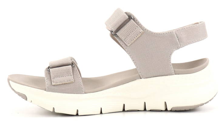 Skechers sandals best sale womens grey