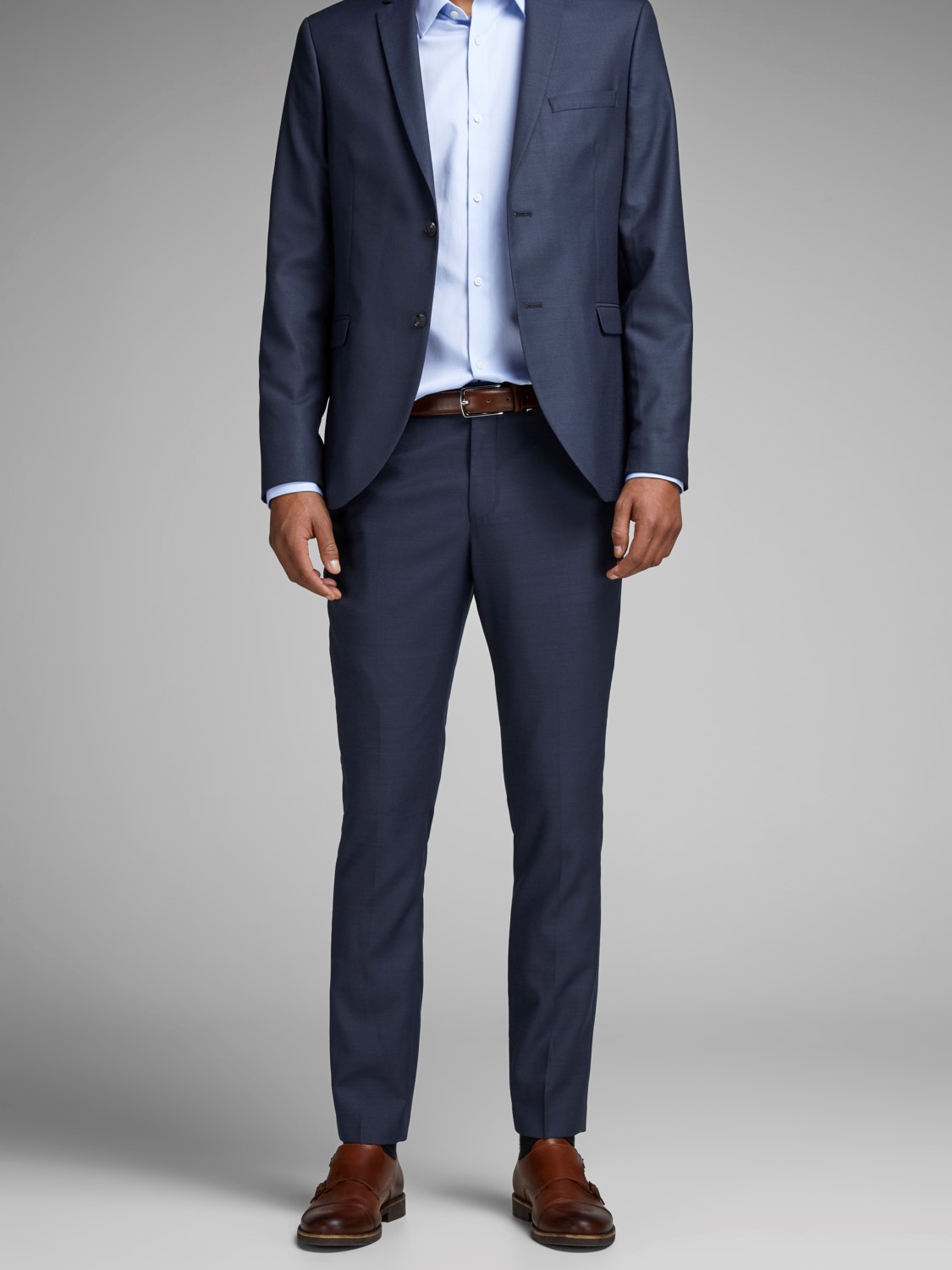 Jack & Jones Stretchy Suit Trousers Slim fit Solaris, Dark Blue ...
