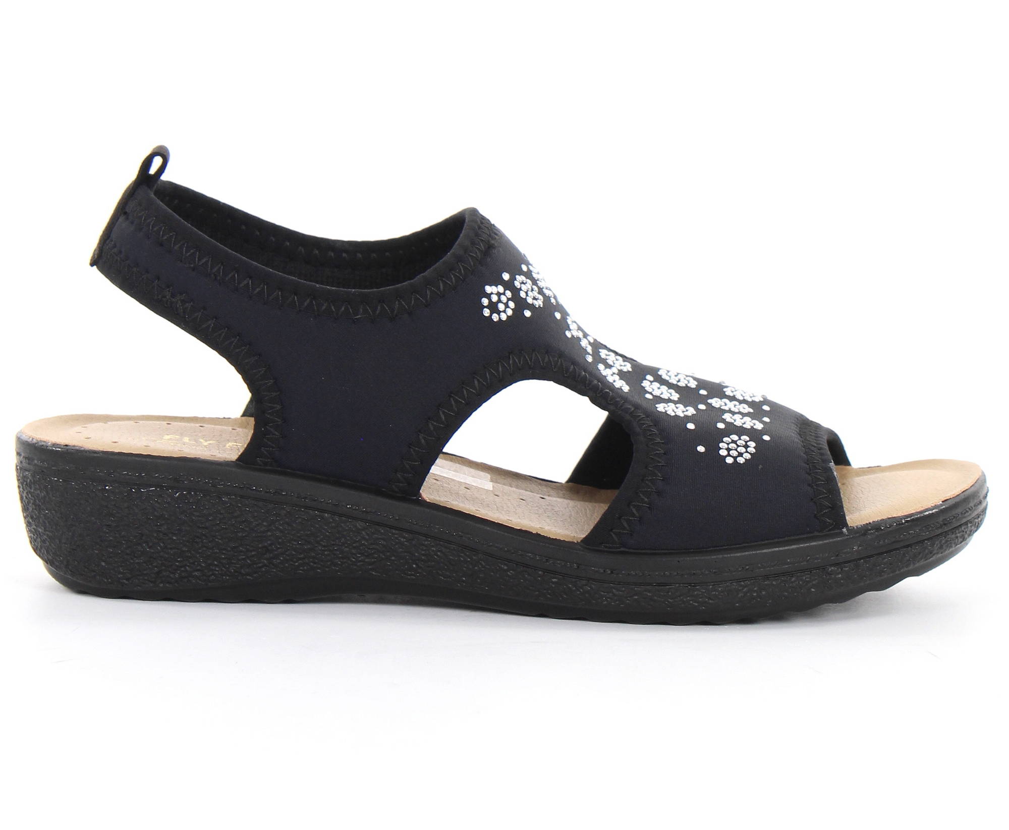 Fly Flot Sandals 5546, Black - Stilettoshop.eu webstore