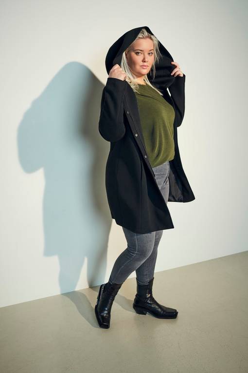 Hoogland zacht conjunctie Only Carmakoma Plus size Women's Coat Sedona light walnut - Stilettoshop.eu  webstore